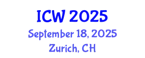 International Conference on Water (ICW) September 18, 2025 - Zurich, Switzerland