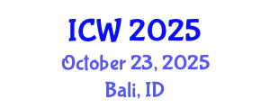 International Conference on Water (ICW) October 23, 2025 - Bali, Indonesia