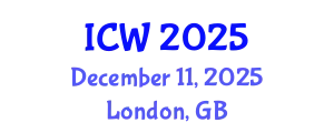 International Conference on Water (ICW) December 11, 2025 - London, United Kingdom