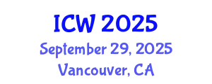 International Conference on Water (ICW) September 29, 2025 - Vancouver, Canada