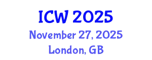 International Conference on Water (ICW) November 27, 2025 - London, United Kingdom