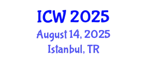 International Conference on Water (ICW) August 14, 2025 - Istanbul, Turkey