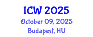 International Conference on Water (ICW) October 09, 2025 - Budapest, Hungary