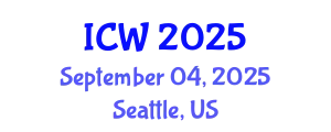 International Conference on Water (ICW) September 04, 2025 - Seattle, United States