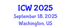 International Conference on Water (ICW) September 18, 2025 - Washington, United States