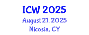 International Conference on Water (ICW) August 21, 2025 - Nicosia, Cyprus