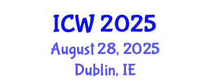 International Conference on Water (ICW) August 28, 2025 - Dublin, Ireland