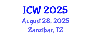 International Conference on Water (ICW) August 28, 2025 - Zanzibar, Tanzania