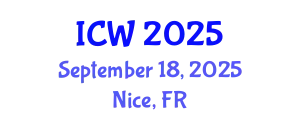 International Conference on Water (ICW) September 18, 2025 - Nice, France
