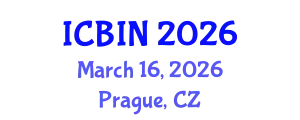 International Conference on Biomedical Imaging and Nanomedicine (ICBIN) March 16, 2026 - Prague, Czechia
