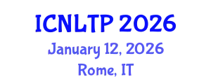International Conference on Nanotechnology and Low Temperature Physics (ICNLTP) January 12, 2026 - Rome, Italy