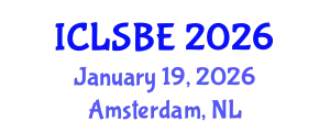 International Conference on Life Science and Biological Engineering (ICLSBE) January 19, 2026 - Amsterdam, Netherlands