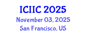 International Conference on Information and Intelligent Computing (ICIIC) November 03, 2025 - San Francisco, United States