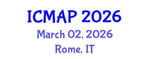International Conference on Medicinal and Aromatic Plants (ICMAP) March 02, 2026 - Rome, Italy