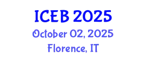 International Conference on Ecosystems and Biodiversity (ICEB) October 02, 2025 - Florence, Italy