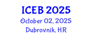 International Conference on Ecosystems and Biodiversity (ICEB) October 02, 2025 - Dubrovnik, Croatia