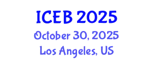 International Conference on Ecosystems and Biodiversity (ICEB) October 30, 2025 - Los Angeles, United States