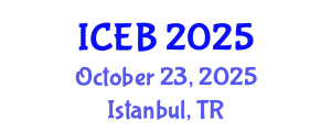 International Conference on Ecosystems and Biodiversity (ICEB) October 23, 2025 - Istanbul, Turkey