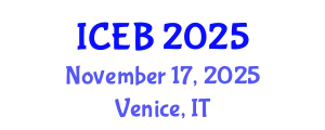 International Conference on Ecosystems and Biodiversity (ICEB) November 17, 2025 - Venice, Italy
