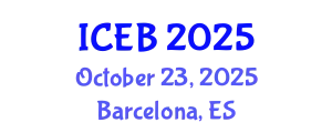 International Conference on Ecosystems and Biodiversity (ICEB) October 23, 2025 - Barcelona, Spain