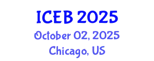 International Conference on Ecosystems and Biodiversity (ICEB) October 02, 2025 - Chicago, United States