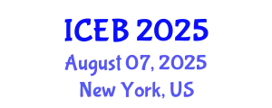 International Conference on Ecosystems and Biodiversity (ICEB) August 07, 2025 - New York, United States