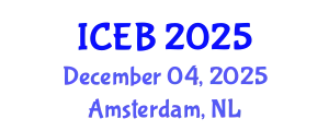 International Conference on Ecosystems and Biodiversity (ICEB) December 04, 2025 - Amsterdam, Netherlands