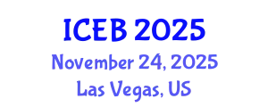 International Conference on Ecosystems and Biodiversity (ICEB) November 24, 2025 - Las Vegas, United States