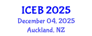 International Conference on Ecosystems and Biodiversity (ICEB) December 04, 2025 - Auckland, New Zealand