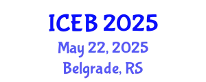 International Conference on Ecosystems and Biodiversity (ICEB) May 22, 2025 - Belgrade, Serbia