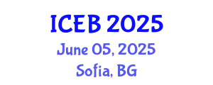 International Conference on Ecosystems and Biodiversity (ICEB) June 05, 2025 - Sofia, Bulgaria