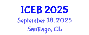 International Conference on Ecosystems and Biodiversity (ICEB) September 18, 2025 - Santiago, Chile