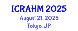 International Conference on Risk Analysis and Hazard Mitigation (ICRAHM) August 21, 2025 - Tokyo, Japan