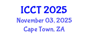 International Conference on Cardiovascular Technologies (ICCT) November 03, 2025 - Cape Town, South Africa