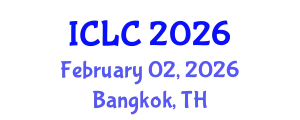 International Conference on Lung Cancer (ICLC) February 02, 2026 - Bangkok, Thailand