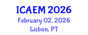 International Conference on Advanced Engineering Materials (ICAEM) February 02, 2026 - Lisbon, Portugal