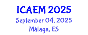 International Conference on Advanced Engineering Materials (ICAEM) September 04, 2025 - Málaga, Spain
