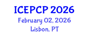 International Conference on Environmental Pollution Control and Prevention (ICEPCP) February 02, 2026 - Lisbon, Portugal
