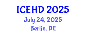 International Conference on Education and Human Development (ICEHD) July 24, 2025 - Berlin, Germany