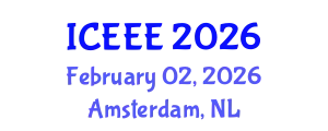 International Conference on Employment, Education and Entrepreneurship (ICEEE) February 02, 2026 - Amsterdam, Netherlands