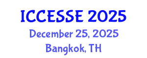 International Conference on Computer, Electrical and Systems Sciences, and Engineering (ICCESSE) December 25, 2025 - Bangkok, Thailand