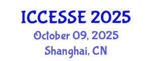 International Conference on Computer, Electrical and Systems Sciences, and Engineering (ICCESSE) October 09, 2025 - Shanghai, China