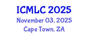 International Conference on Machine Learning and Cybernetics (ICMLC) November 03, 2025 - Cape Town, South Africa