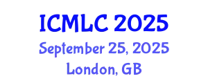 International Conference on Machine Learning and Cybernetics (ICMLC) September 25, 2025 - London, United Kingdom