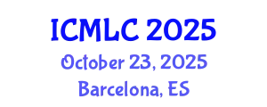 International Conference on Machine Learning and Cybernetics (ICMLC) October 23, 2025 - Barcelona, Spain