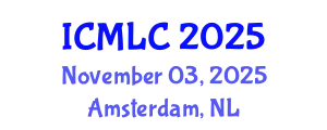 International Conference on Machine Learning and Cybernetics (ICMLC) November 03, 2025 - Amsterdam, Netherlands