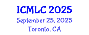 International Conference on Machine Learning and Cybernetics (ICMLC) September 25, 2025 - Toronto, Canada