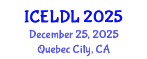 International Conference on E-Learning and Distance Learning (ICELDL) December 25, 2025 - Quebec City, Canada