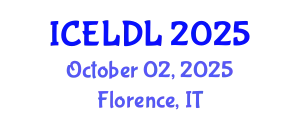 International Conference on E-Learning and Distance Learning (ICELDL) October 02, 2025 - Florence, Italy