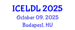 International Conference on E-Learning and Distance Learning (ICELDL) October 09, 2025 - Budapest, Hungary